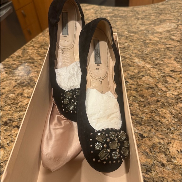 Prada ballet flat shoes Sz 39 USA Sz 9 - Picture 11 of 11
